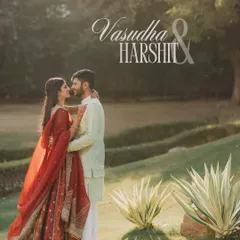 A classic couple portrait in a lush garden setting. The way they look at each other speaks volumes, and we are here to capture that silent conversation.