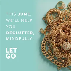 During our special campaign in June, we can help you mindfully declutter your collection of unused jewelry. This image highlights our commitment to providing a thoughtful and eco-friendly jewelry recycling option for your fashion and costume pieces.