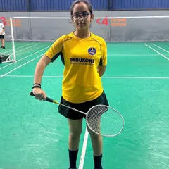 A young player from our AI assessment program, ready for her session. We use technology to track the development of our junior athletes from the very beginning.