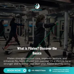 What is Pilates? This visual explains the basics, highlighting how it strengthens the core, improves posture, and enhances flexibility. It's more than exercise; it's a lifestyle.