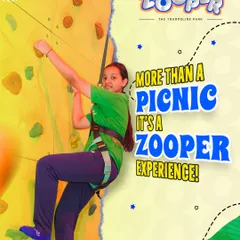 This is more than just a picnic, it's a Zooper experience. Students get to challenge themselves on the rock climbing wall in a completely safe and supervised environment.