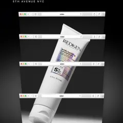The Redken Acidic Bonding Concentrate leave-in treatment is a must-have for heat protection and repair. It's a single product with multiple benefits.
