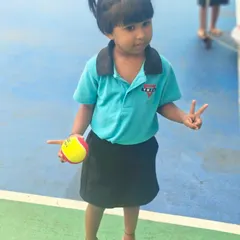 Ready to play! Our youngest students bring so much energy to the court. We focus on creating a positive and encouraging atmosphere where kids can fall in love with tennis.