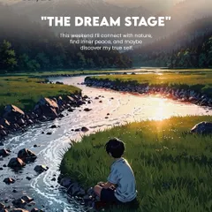 It all starts with "The Dream Stage." You're sitting at your desk, imagining a weekend of connecting with nature, finding inner peace, and discovering your true self. This is where the adventure begins.