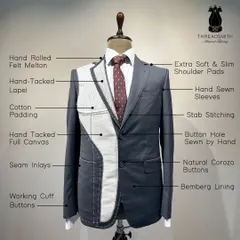 A bespoke jacket is more than what you see on the surface. This is a look inside at the anatomy of our craftsmanship, from the hand-tacked full canvas to the hand-sewn sleeves, which gives our garments their signature structure, comfort, and longevity.