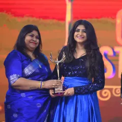 It was such an honor to receive my award from the esteemed Tara ma'am. A truly humbling experience.