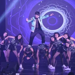 Another look at our Bollyhop performance, where the lead dancer takes center stage, supported by a synchronized crew. We use formations like this to create powerful visual moments.