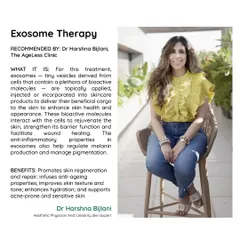 As featured in Brides Today, Exosome Therapy is a cutting-edge treatment for skin regeneration. These tiny vesicles deliver bioactive molecules to your skin cells, promoting repair, improving texture, enhancing hydration, and even helping to manage pigmentation.