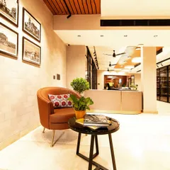 We helped transform this basement lawyer's chamber into a warm and inviting space. By using a combination of our track lights for focused tasks and ambient fixtures for overall warmth, we created a professional environment that feels connected and bright.