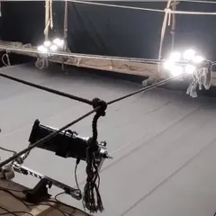 This TVC required an ultra soft lighting setup across a massive area. To meet the budget and inventory needs, we used a carefully blended assortment of Creamsource SpaceX and Vortex8 units, Arri Skypanels, and Nanlux Dyno 1200c fixtures.