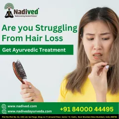 Struggling with hair loss? Ayurvedic treatments can help address the underlying causes, such as hormonal imbalance, stress, or nutritional deficiencies. I provide personalized plans to strengthen hair roots and promote healthy growth.