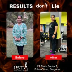 This client's postpartum fitness journey is a testament to her strength. Under my guidance, she learned about effective strength training and sustainable nutrition, transforming her body and energy levels. Results like these don't lie.