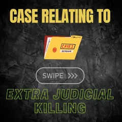 A series on extra-judicial killings in India. This graphic introduces a series of posts discussing famous cases related to extra-judicial killings, providing context on this controversial issue in the Indian legal system.