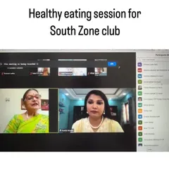 I connect with audiences globally through interactive virtual wellness sessions. Whether your team is in one office or spread across continents, I deliver the same high-impact, practical nutrition coaching directly to them.