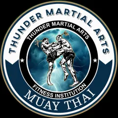 The official logo for our Muay Thai program. This is the core discipline at our gym, the art of eight limbs.