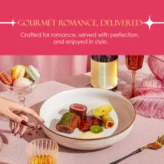 We deliver gourmet romance for your Valentine's celebration. This meal is crafted for romance, served with perfection, and designed to be enjoyed in style.