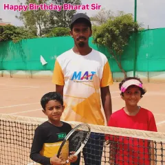 Wishing Coach Bharat a very happy birthday! Our coaches are an integral part of our family, mentoring and guiding our young players.