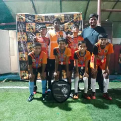Our U15 team celebrating their runner-up finish at the 5v5 Sports Cup 3.0.
