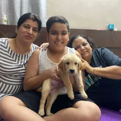 This family welcomed one of our beautiful Labrador puppies into their home. Seeing smiles like these is the best part of our shauk.