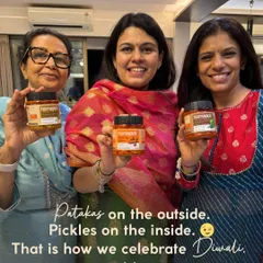 Patakas on the outside, pickles on the inside. This is how our wonderful customers celebrate Diwali, and we are so happy to be a part of it.