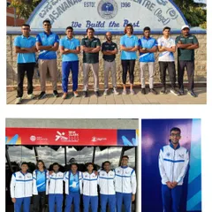 Our swimmers and coach John Christopher representing Team India at the 11th Asian Age Group Championships in the Philippines. We wish them the best as they compete against Asia's finest.