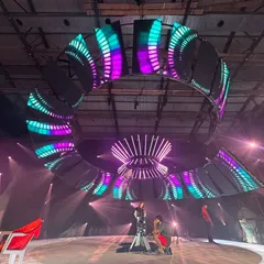 For this Sunsilk commercial, we engineered and built a complex, spiraling LED wall structure. This demonstrates our capability to move beyond simple backdrops and create unique, architectural set pieces that define the visual narrative of a project.