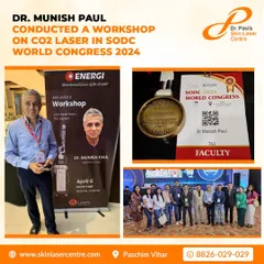 I was honored to conduct a workshop on CO2 laser technology at the SODC World Congress 2024. Sharing knowledge with fellow professionals is a vital part of my commitment to advancing dermatological care.