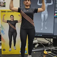 So excited to get my own 3D printed miniature model. It's amazing to see my fitness journey captured like this.