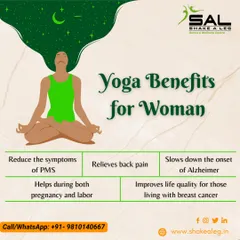 Yoga offers incredible benefits specifically for women's health, from reducing PMS symptoms to providing support during pregnancy. This graphic outlines some of the key ways a regular practice can improve your well-being.