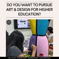 This image asks a fundamental question for aspiring artists. If you want to pursue art and design for higher education, I have the programs and expertise to guide you.