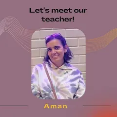 Meet Amandeep Kaur, our advocate for simplicity and joy. As an early years educator and yoga practitioner, Aman brings a holistic approach, nurturing the mind, body, and soul of young children through music and imaginative play.