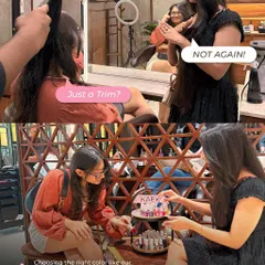 From "just a trim" debates to choosing a nail color like our lives depend on it. Tag your forever plus one for every pamper plan.