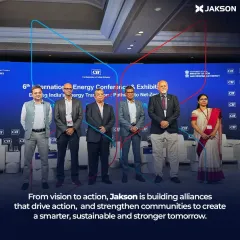 Our leadership team stands with other industry pioneers at the 6th International Energy Conference. This image represents our focus on building alliances that drive action and strengthen communities for a smarter, sustainable tomorrow.