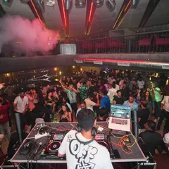 A packed house is the best sign of a great party. This is a view from my console at Flo, Church Street, where the dance floor was full all night. I make sure the energy never drops.