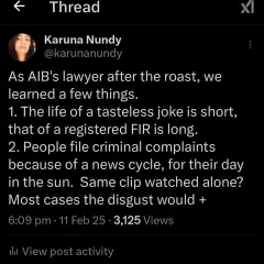 The AIB Roast case was a clear lesson in crisis management. A seemingly minor issue can quickly escalate into a registered FIR with the threat of arrest. My experience shows that the first step is always to understand the longevity of a legal threat versus the short life of a news cycle.