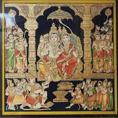 A heartfelt review from a client in Dubai for this exquisite Rama Pattabhishekam painting. We are thrilled that our art, which captures the grandeur of Lord Rama's coronation, is cherished in homes around the world.
