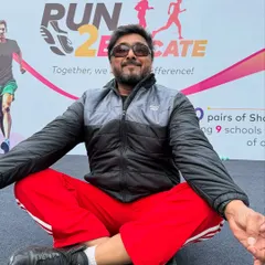 Getting the energy flowing at the Blossom Marathon 2025. I was thrilled to lead the Zumba warm-up session for this fantastic 'Run 2 Educate' event.