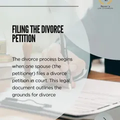 The first step in the legal process is filing a divorce petition. This document formally initiates the proceedings and outlines the legal grounds for the divorce.