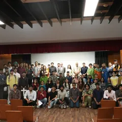 A group photo from our Orientation Programme, welcoming new batches of Media and Information Technology students and connecting them with inspiring alumni.