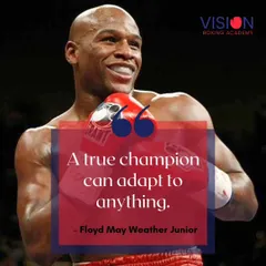 "A true champion can adapt to anything." Floyd Mayweather's words remind us that adaptability is key, both in the ring and in life. We train our fighters to be smart and versatile.