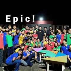 The epic final photo from our Tangram Table project in Mangalore. This is the proud result of teamwork, problem-solving, and a full day of hands-on making.