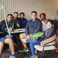 Another moment from our Christmas get-together with our adult players. These events are a great way to relax, socialize, and build friendships outside of training sessions.
