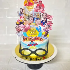 Raise your hand if you spent your lockdown watching this show. A super detailed Tarak Mehta Ka Ooltah Chashmah themed chocolate cake for a true fan.