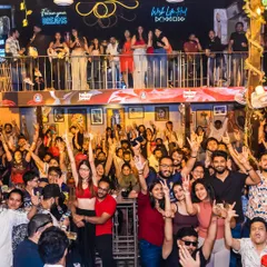 A view of the madness from the console. A full house with two levels of partygoers completely lost in the music is the standard for my events. This is the top-quality crowd and electric vibe I guarantee.