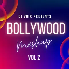 The vibrant cover for Bollywood Mashup Vol. 2. Each volume is a different journey through Bollywood music, curated to get people on the dance floor.