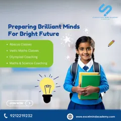 We prepare brilliant minds for a bright future through our specialized Abacus, Vedic Maths, Olympiad, and Maths & Science coaching programs.