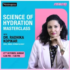 I was excited to partner with Neutrogena and Nykaaland for a "Science of Hydration" masterclass. It is always a pleasure to collaborate with brands that prioritize science-based skincare.