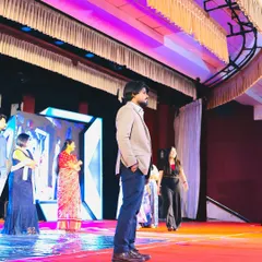 Standing on stage, thinking about the journey. The goal is to achieve your dreams, no matter what.