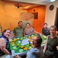 A beautiful evening hosting travellers for a home dining experience. We serve a variety of regional Indian dishes, always focusing on authentic flavours beyond the usual restaurant fare.