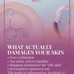 Many common skincare habits, like over-exfoliation or using too many active ingredients at once, can damage your skin's protective barrier. This leads to inflammation, breakouts, and dullness, which is why my approach always starts with protecting and repairing the skin.